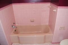 Pink Cast Iron Bathtub