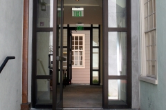 vertical side doorway