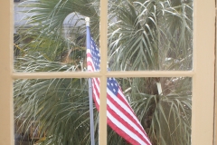 window and flag